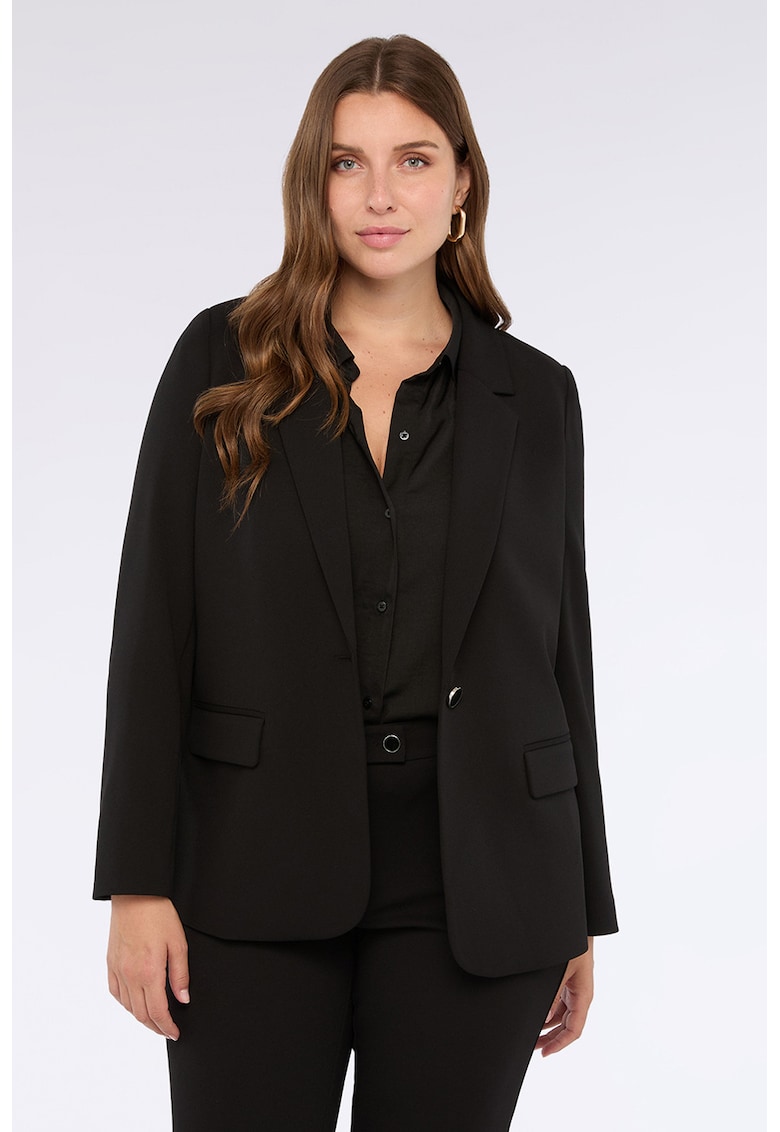 Oferte la Sacou uni cu nasturi - Negru
