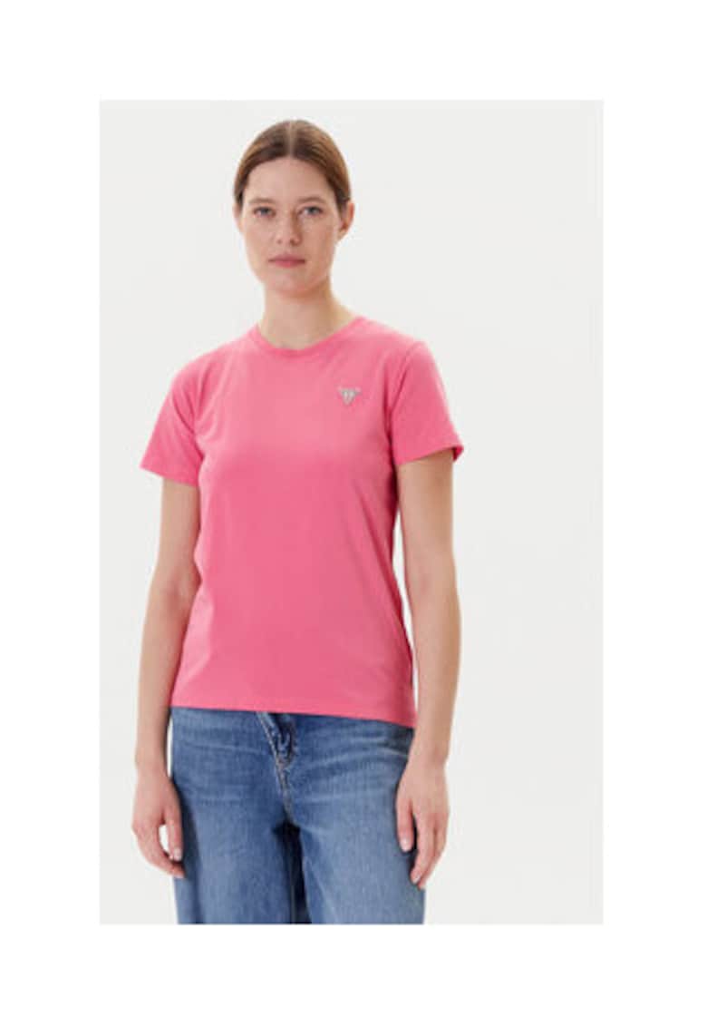 Oferte la Tricou regular fit uni cu decolteu la baza gatului