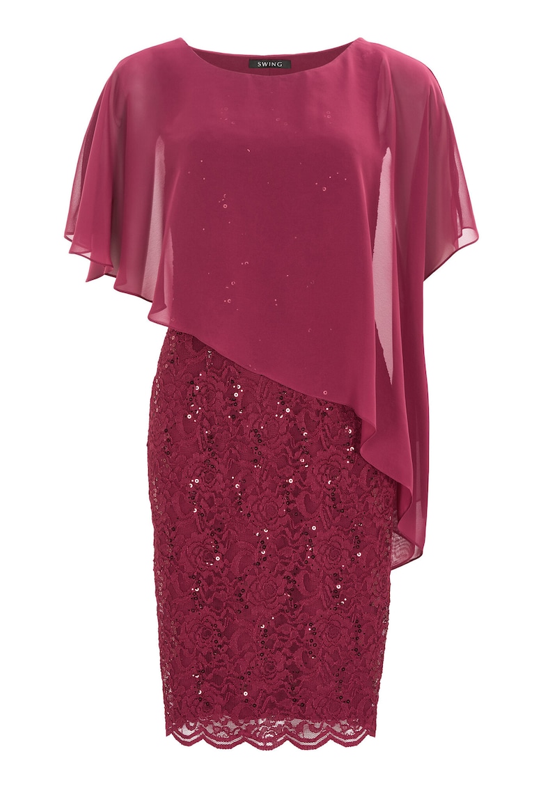 Oferte la Rochie dama  77760410 - Poliester - Visiniu