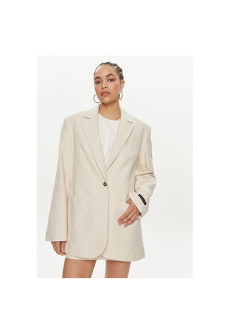 Oferte la Sacou dama -  303702779 - Bumbac - Bej - Ecru