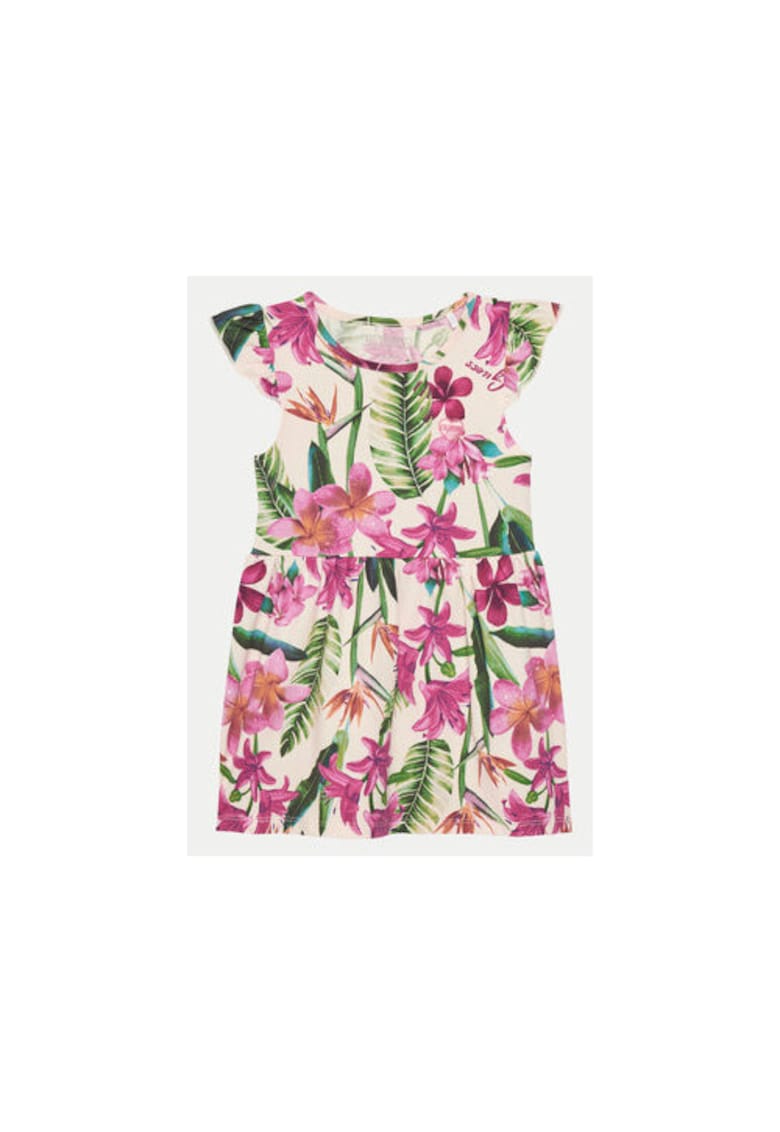Oferte la Rochie cu imprimeu floral si maneci scurte