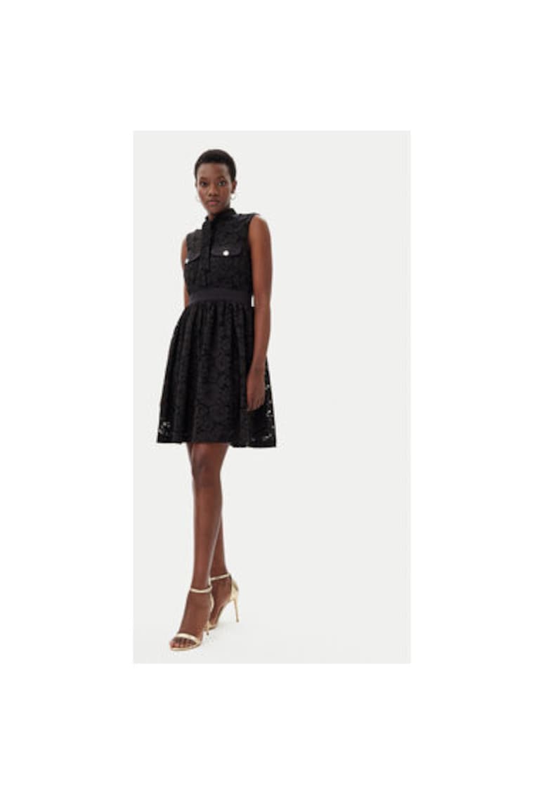 Oferte la Rochie dama  ACAB000749 - Bumbac/Poliamida - Negru