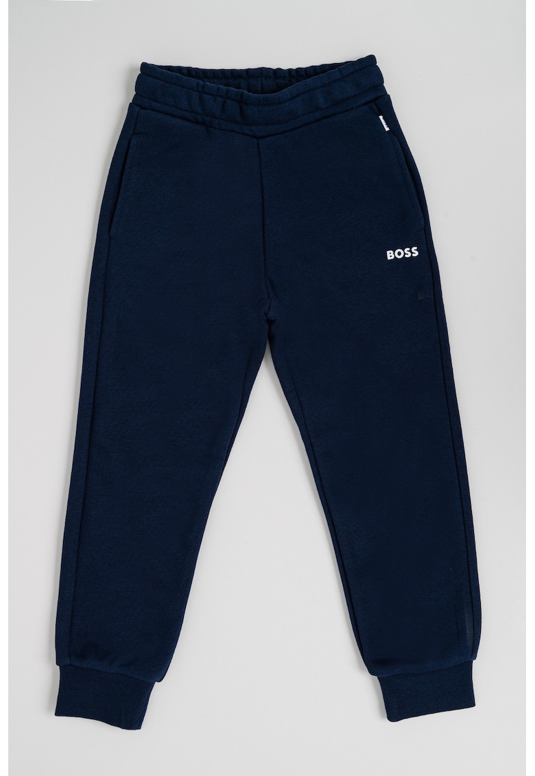 Oferte la Pantaloni de trening conici cu buzunare - Bleumarin