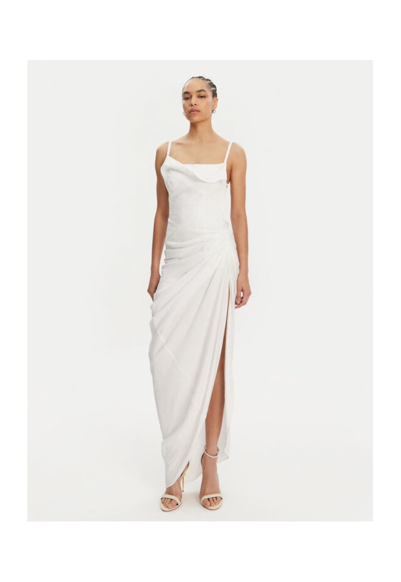 Oferte la Rochie dama  21E243DR0011020 - Viscoza/Poliamida - Alb