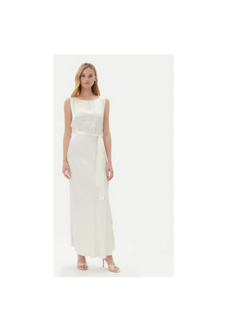 Oferte la Rochie dama  TD0766 - Viscoza - Ecru - Ecru