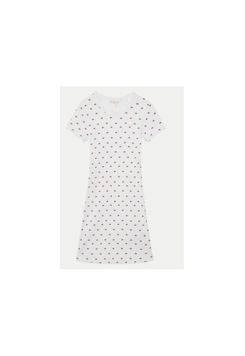 Oferte la Rochie dreapta cu model cu decolteu rotund