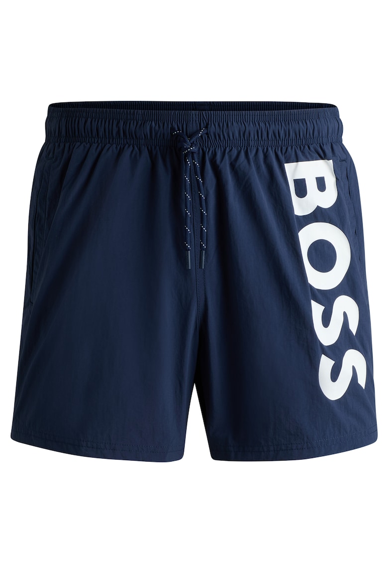 Oferte la Pantaloni scurti de baie cu logo Octopus - Albastru