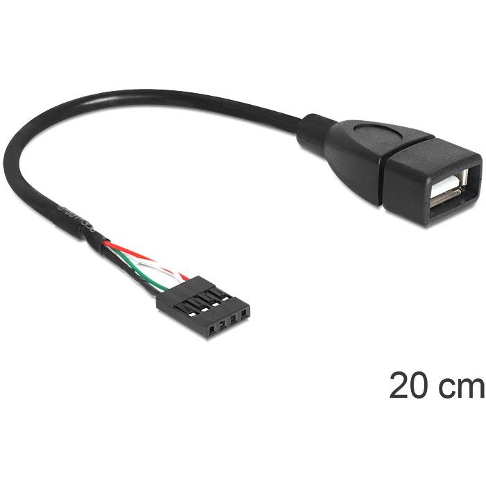 Oferte la Delock Cable USB 2.0 type-A female to pin header