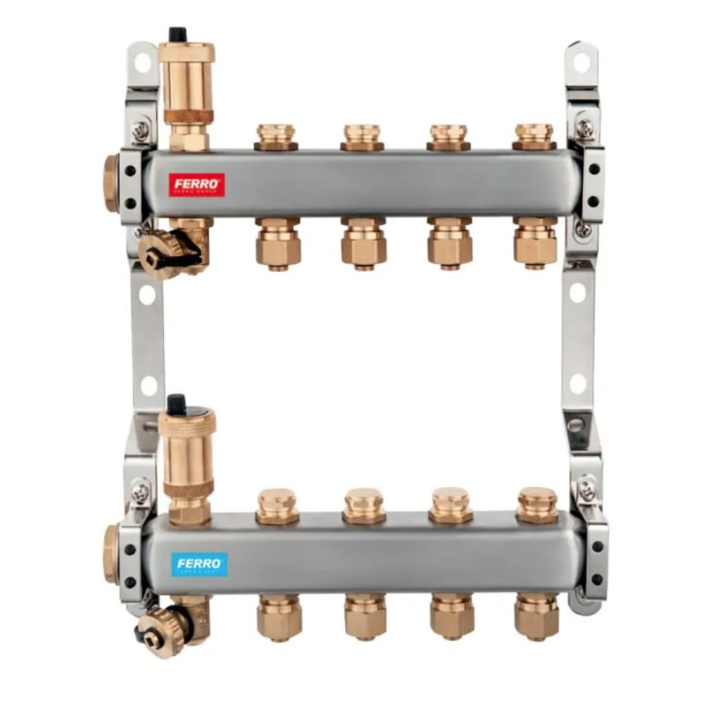 Oferte la Distribuitor Ferro SN-RO04S, 4 circuite, inox, 1 inch
