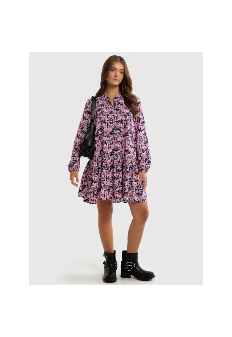 Oferte la Rochie mini larga Poluna - Roz