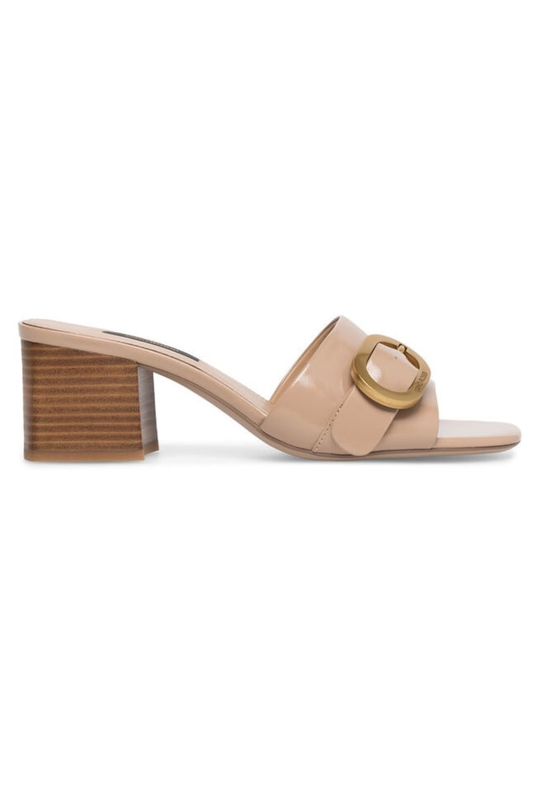 Oferte la Slapi dama - 52710 -  Piele naturala - Bej