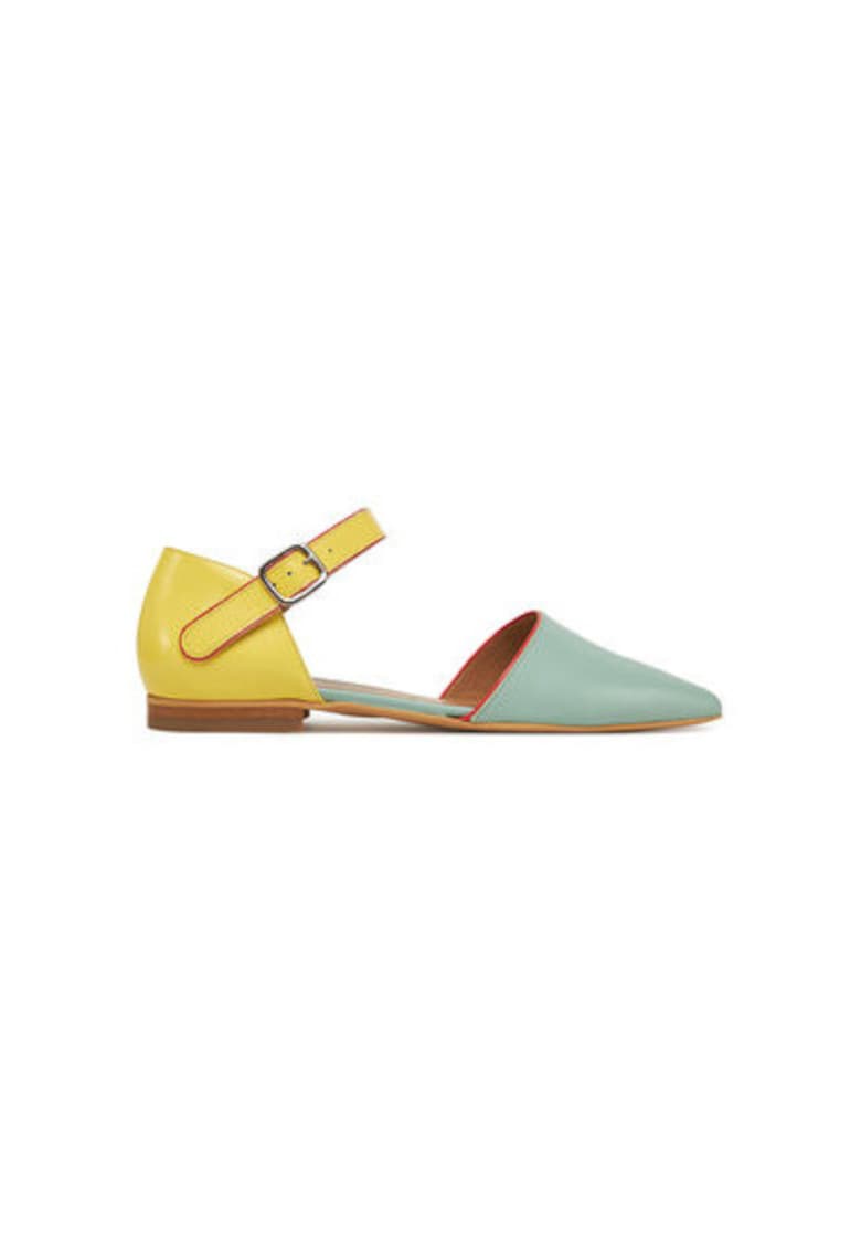 Oferte la Balerini  SARJ266FLY - Piele naturala - Albastru - Albastru