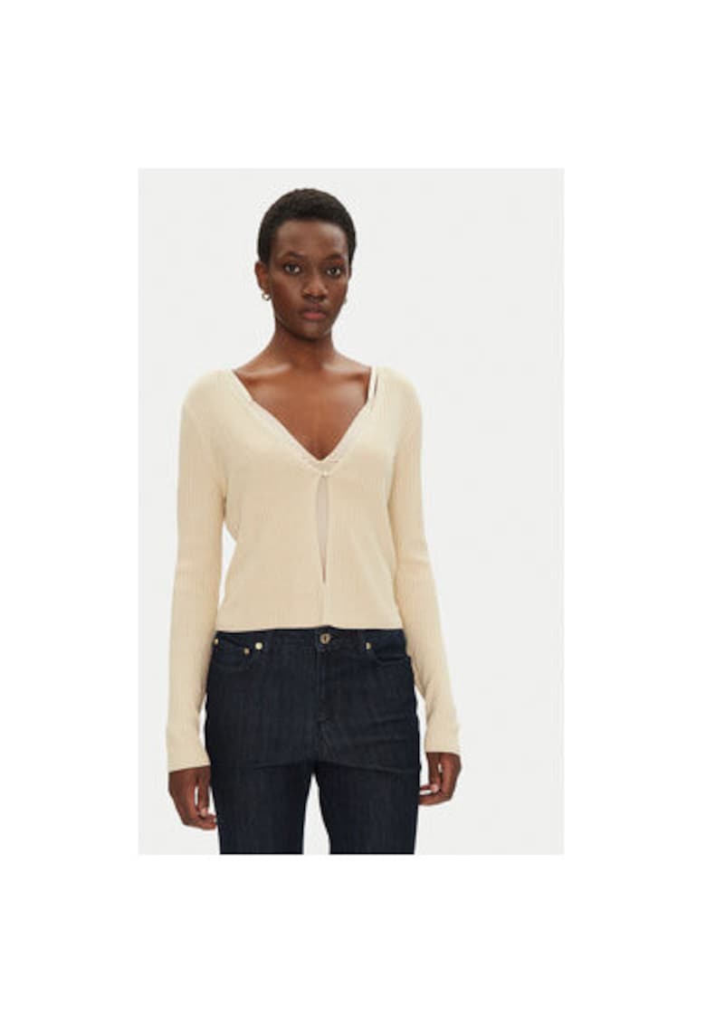 Oferte la Bluza dama  241-MIRZI - Viscoza/Poliester - Auriu - Auriu