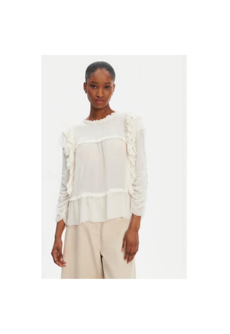 Oferte la Bluza dama  252100225231 - Viscoza - Bej - Bej