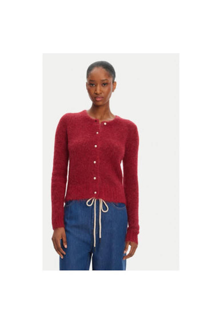 Oferte la Bluza dama  252160025272 - Lana alpaca/Poliamida - Visiniu - Visiniu