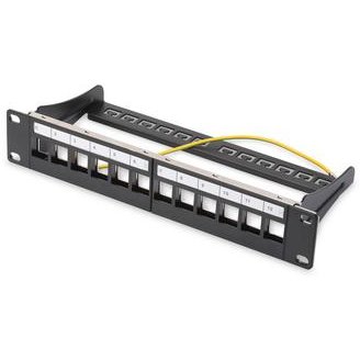 Oferte la Patch Panel DN-91420 10 inch 12x porturi Black