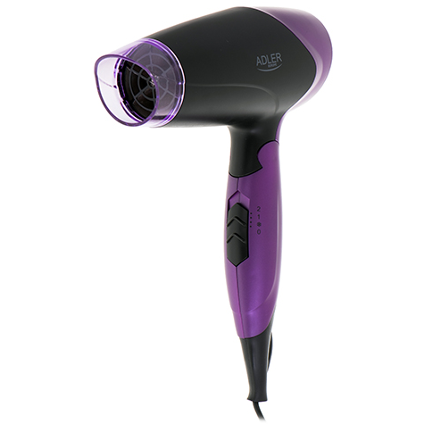 Oferte la Uscator Par 2 Trepte Viteza 2 Trepte Temperatura 1600W Plastic 220-240V 50/60Hz Negru/Mov