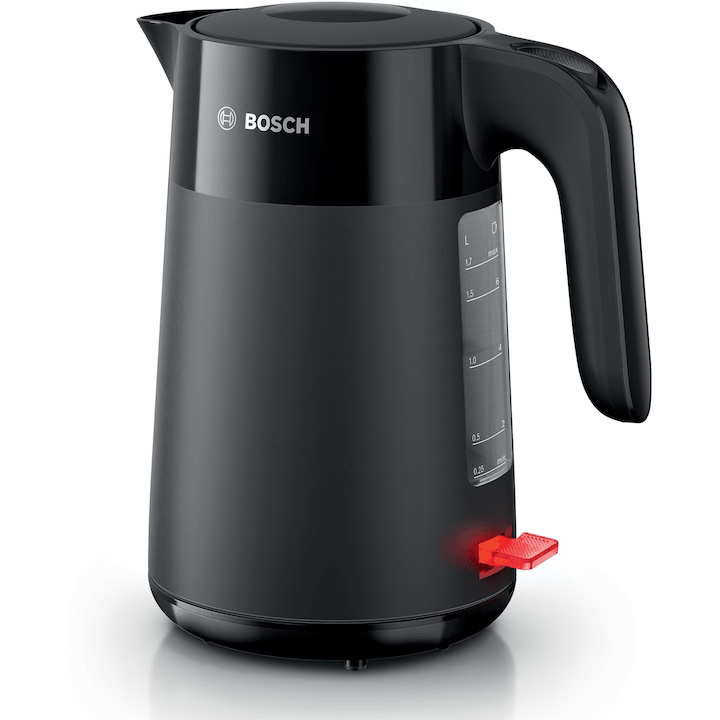 Oferte la Fierbator de Apa TWK2M163 1.7l Filtru Calcar Oprire Automata Negru
