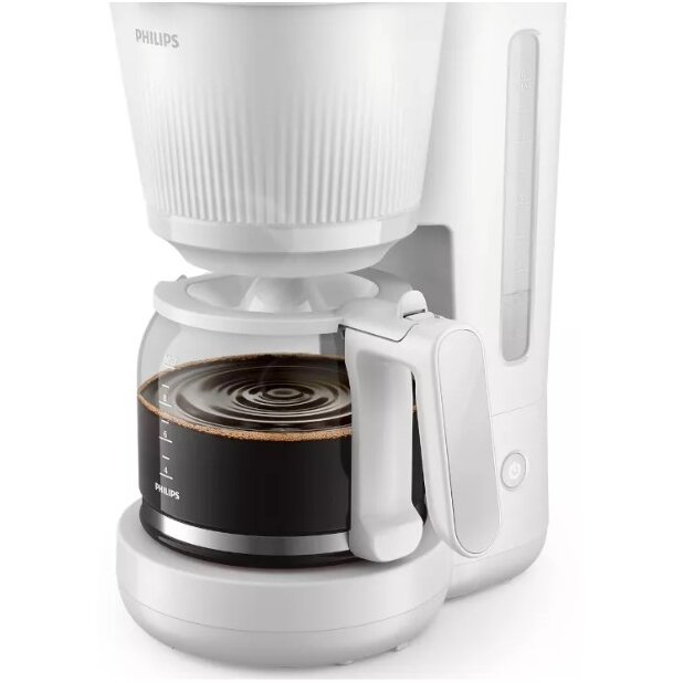 Oferte la Cafetiera HD7411/00 Seria 3000 Vas De 1.3L Sistem Anti-Picurare Filtru Permanent Oprire Automata Alb