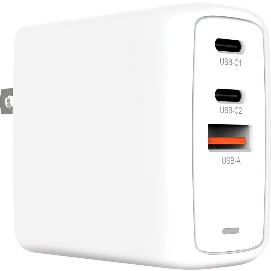 Oferte la Incarcator Retea 67W GaN 1x USB-A 2x USB-C PD QC 3.0 fara Cablu Alb