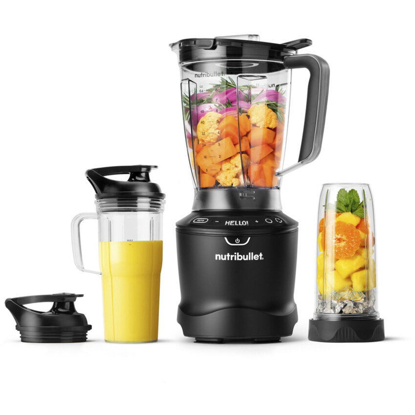 Oferte la Blender SmartSense 1500 Combo Blender NBF550DG (dark grey, 1,500 watts, 1.89 liters & 0.946 liters & 0.71 liters)