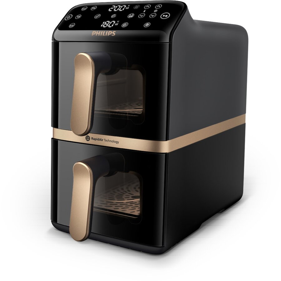 Oferte la Friteuza cu Aer Cald Seria 4000 10L Dubla Independenta 2750W Negru