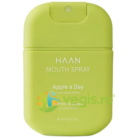 Oferte la Spray Bucal pentru Respiratie Proaspata cu Aroma de Mar Verde si Menta fara Alcool Apple a Day 20ml