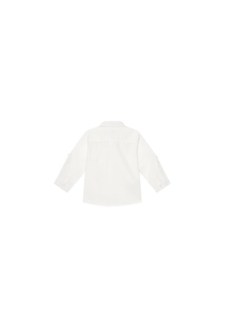 Oferte la Camasa baieti  1116 - Bumbac/In - Alb - Alb