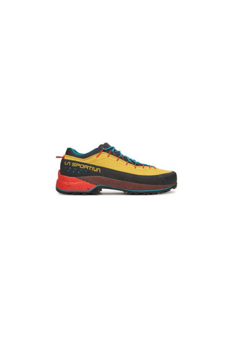 Oferte la Bocanci trekking barbati  37B735614 - Piele naturala - Galben - Galben