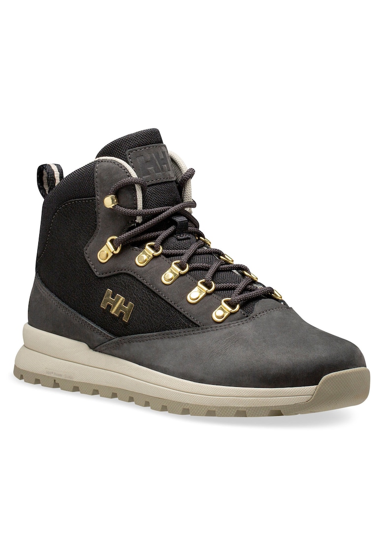 Oferte la Bocanci trekking dama  11818 - Piele ecologica - Negru - Negru
