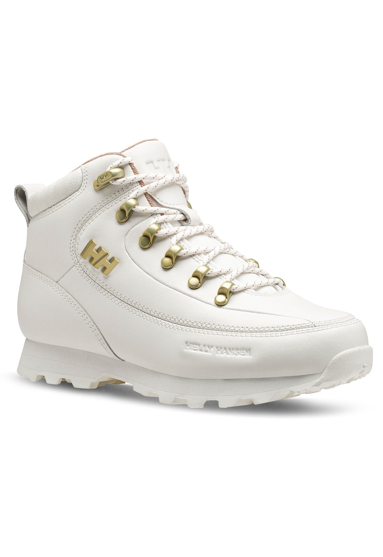 Oferte la Bocanci trekking dama  12031 - Piele naturala - Alb - Alb