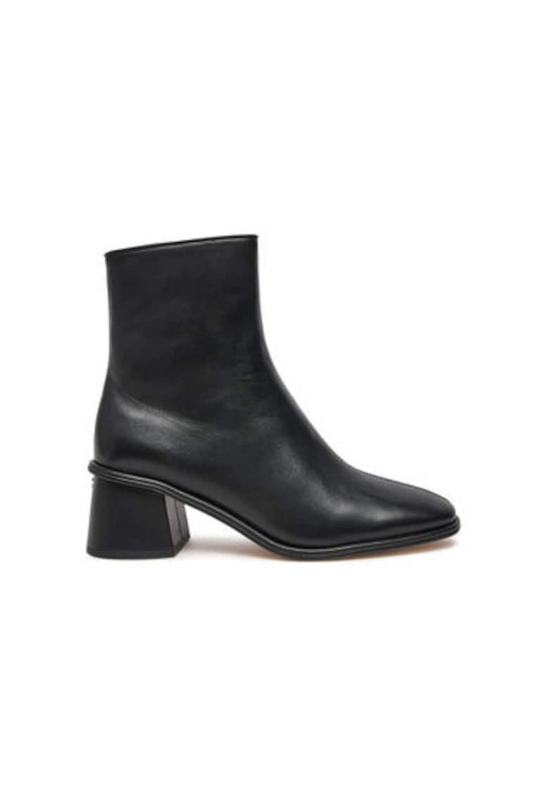 Oferte la Botine dama  CX017 - Piele naturala - Negru - Negru