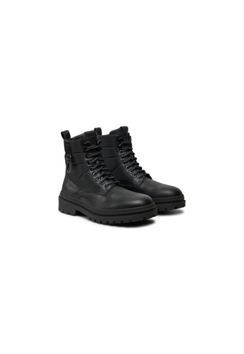 Oferte la Bocanci de drumetie barbati  50529188 - Piele naturala - Negru - Negru