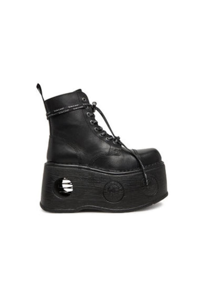 Oferte la Botine dama  M-MILI083CCT-C18 - Piele naturala - Negru - Negru