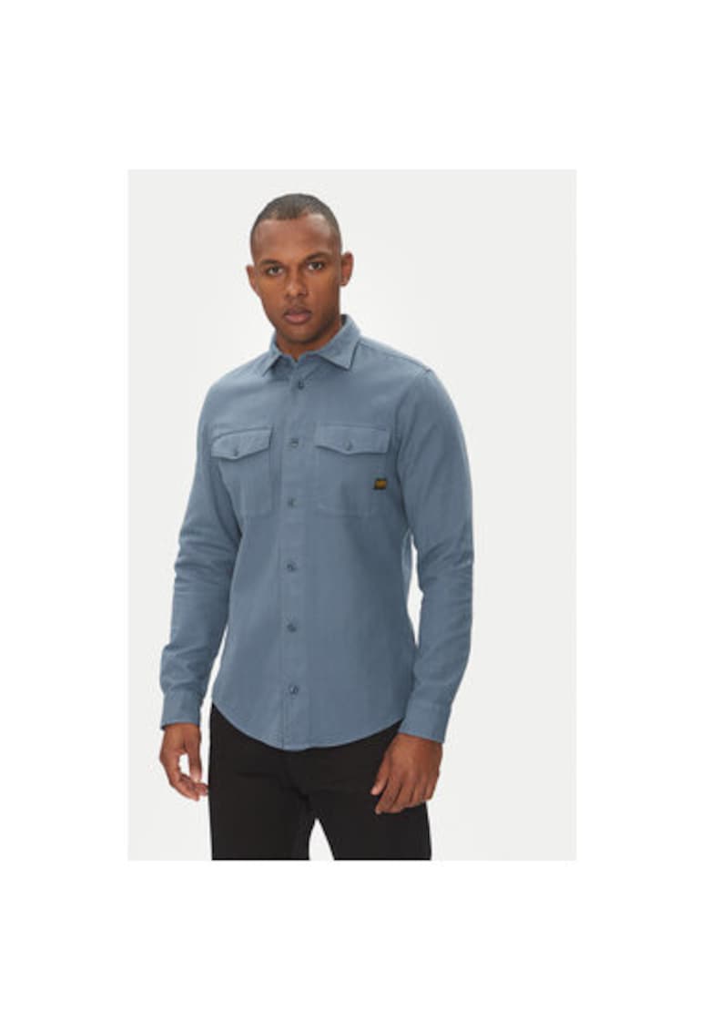 Oferte la Camasa barbati G Star Raw - D24963-D454-G744 - Bumbac/Bumbac - Albastru - Albastru