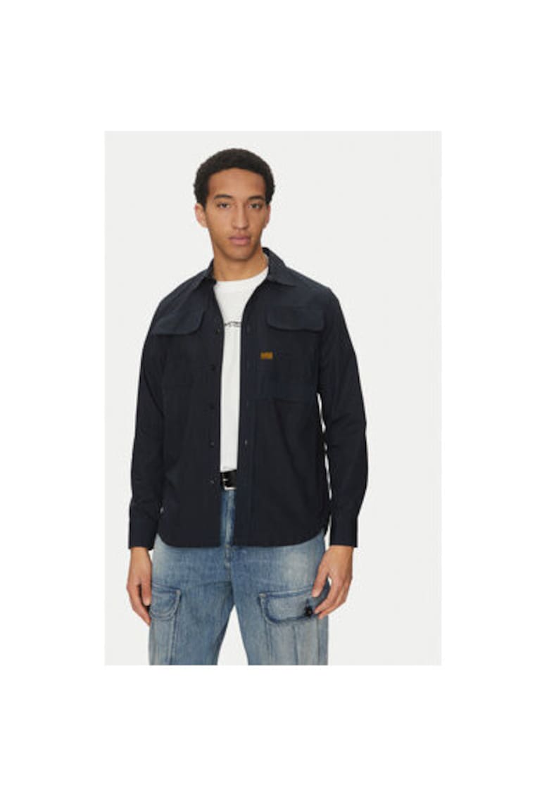 Oferte la Camasa barbati G Star Raw - D26470-C973 - Bumbac - Bleumarin - Bleumarin