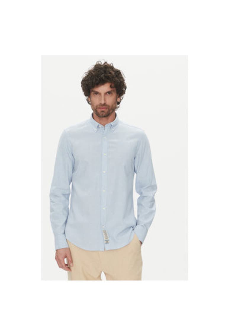 Oferte la Camasa barbati  TL141 - Bumbac/In - Albastru deschis - Albastru deschis