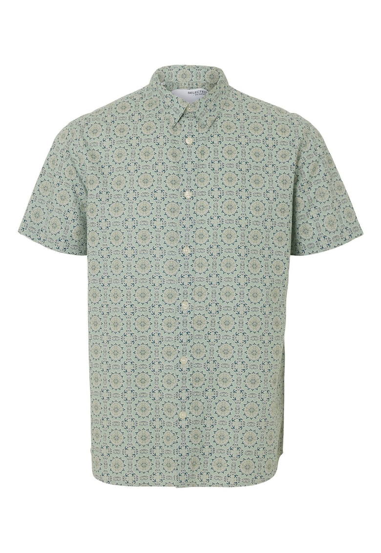 Oferte la Camasa barbati  16079053 - Bumbac/In - Verde - Verde