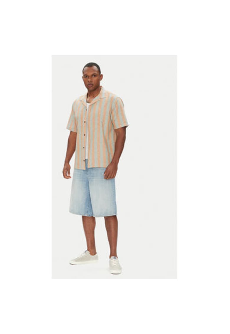Oferte la Camasa barbati  EQYWT04610 - Bumbac - Bej/Gri - Gri/Bej