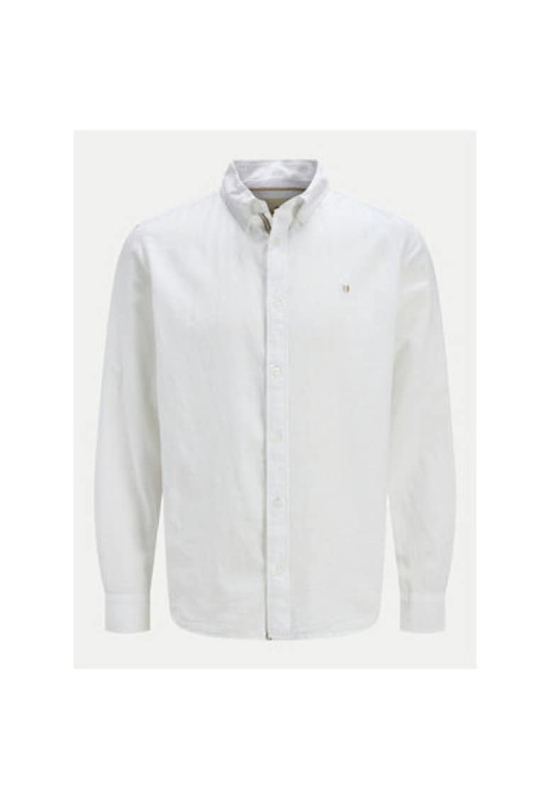 Oferte la Camasa barbati -  304780448 - Bumbac/Bumbac - Alb - Alb