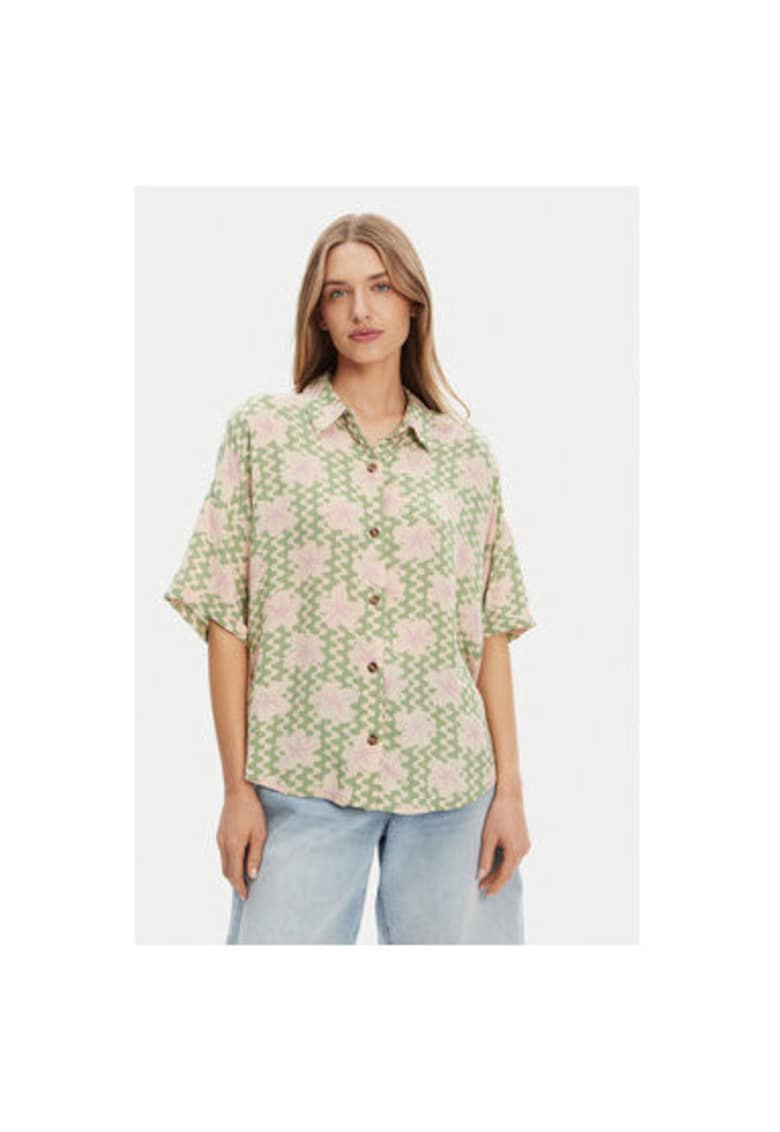 Oferte la Camasa dama  ERJWT03665 - Viscoza - Multicolor - Multicolor
