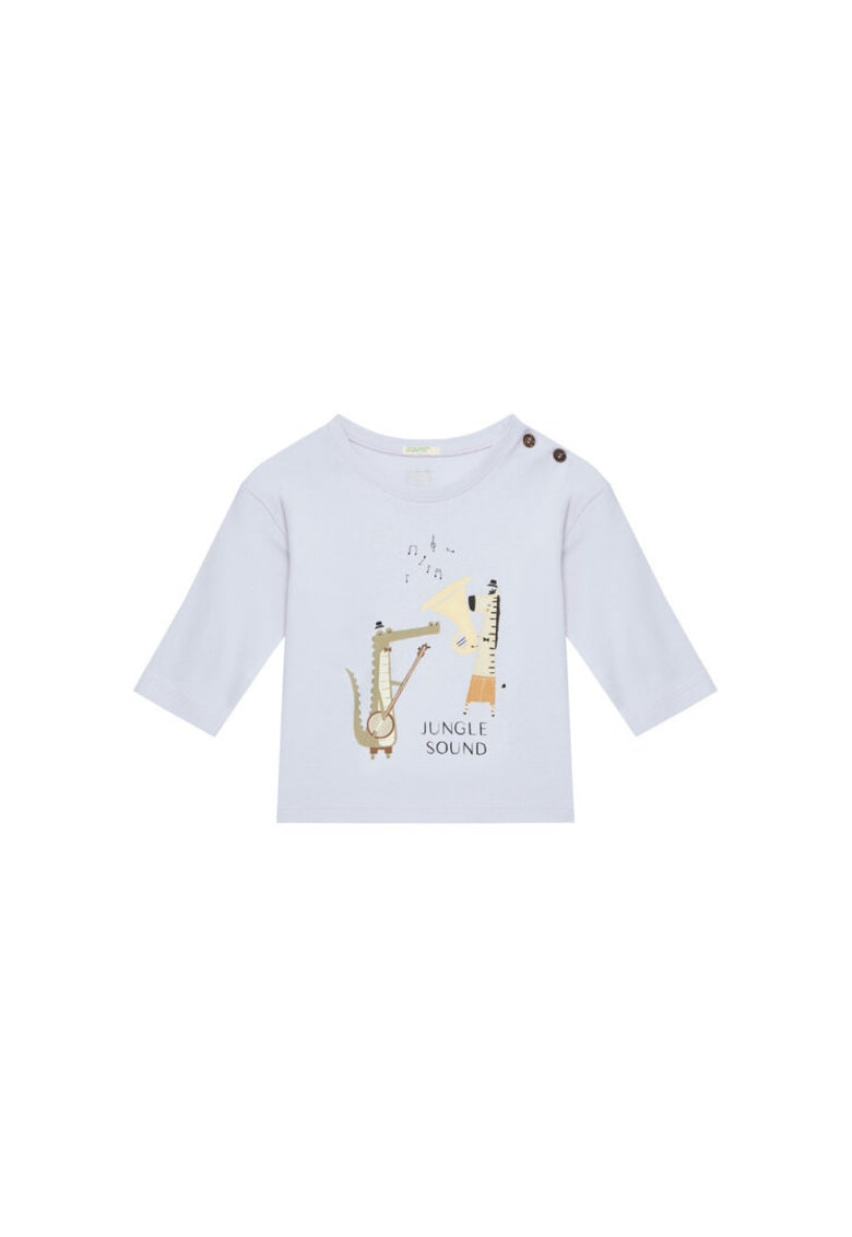 Oferte la Bluza fete  3I9WA105Q - Bumbac organic - Albastru - Albastru
