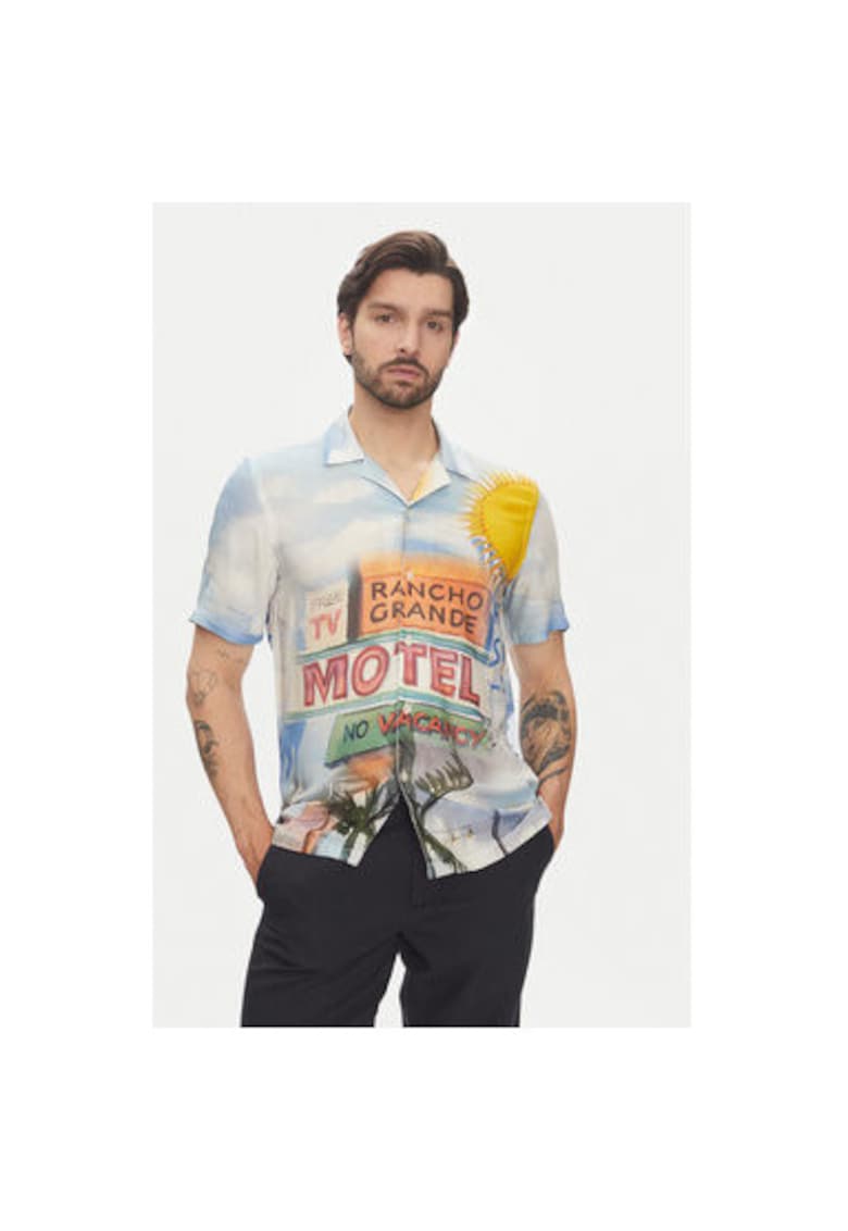 Oferte la Camasa barbati  Viscoza - Multicolor