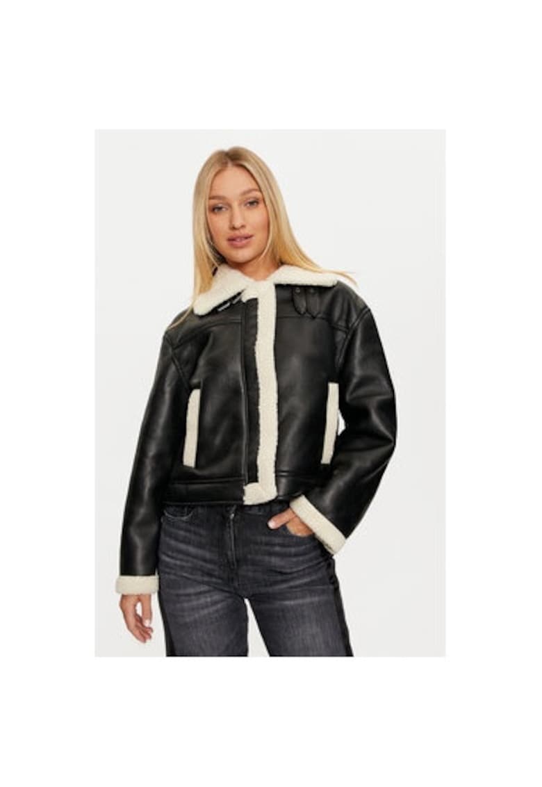 Oferte la Geaca dama -  304502897 - Piele ecologica - Negru - Negru
