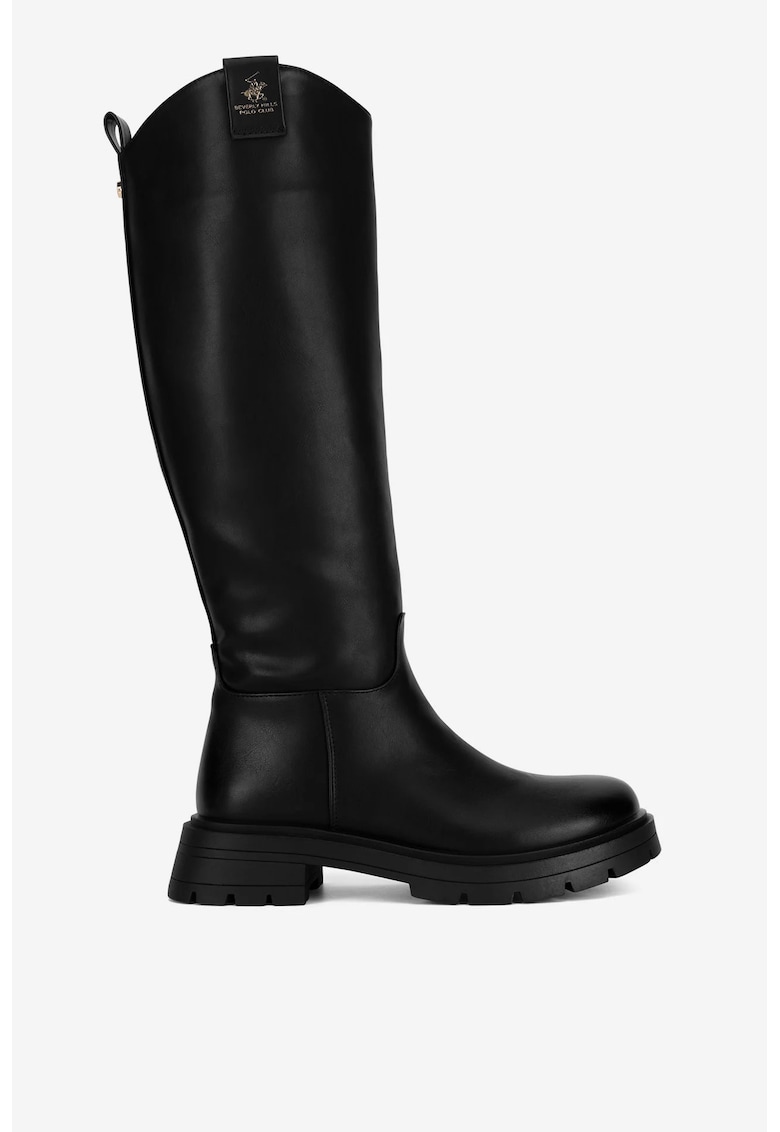 Oferte la Cizme dama  5905588964971 - Sintetic - Negru - Negru