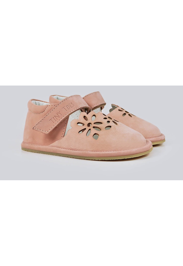Oferte la Pantofi Barefoot din piele naturala - Aster - Roz - Roz deschis