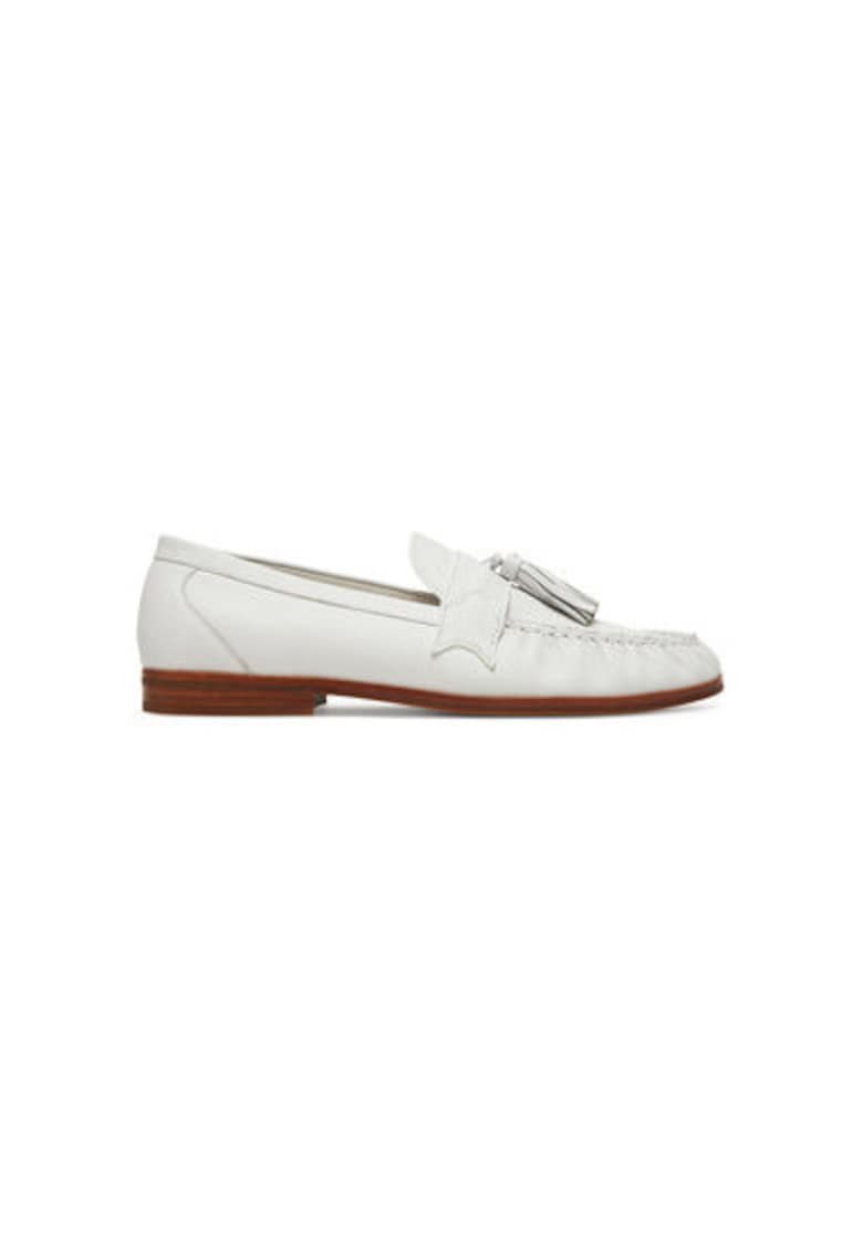 Oferte la Mocasini barbati  LIDO - Piele naturala - Alb - Alb