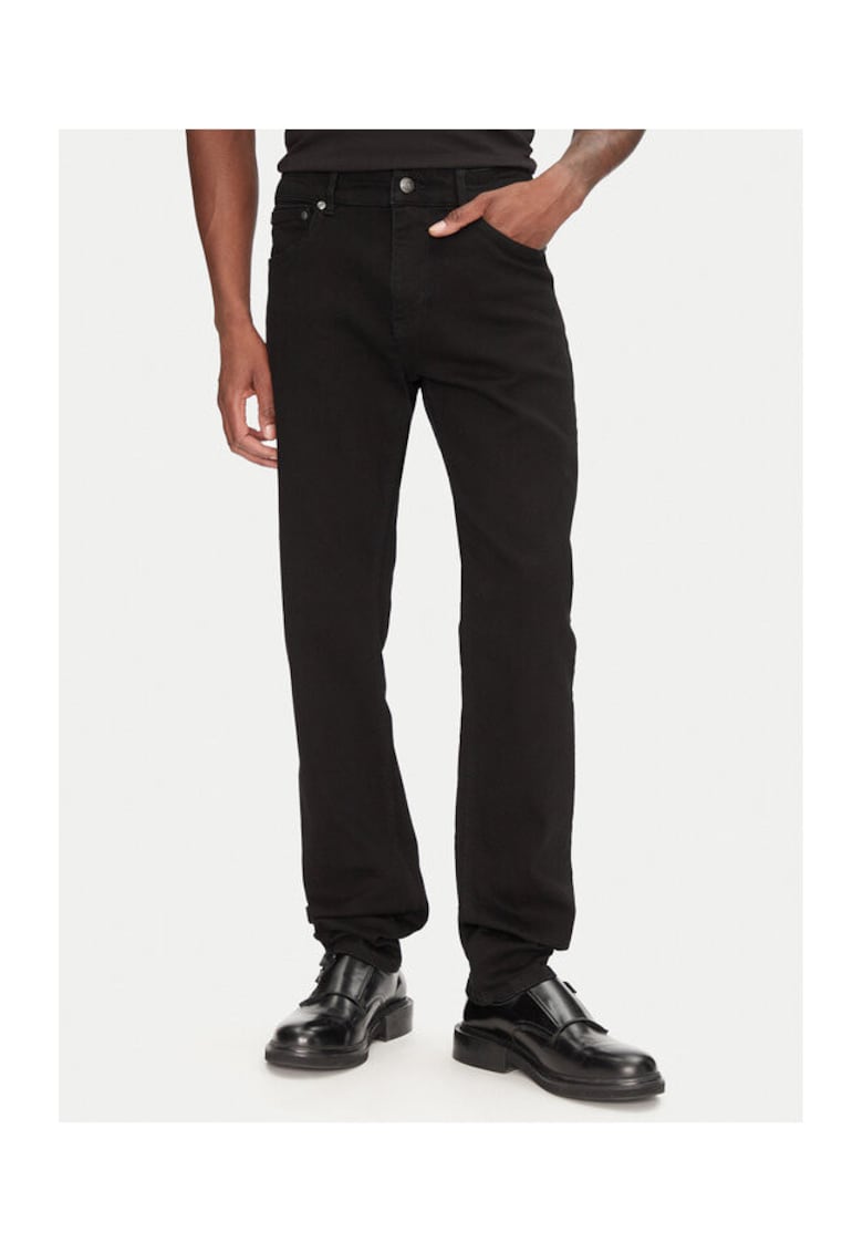 Oferte la Pantaloni barbati  78OAB5S0 CDW00 - Bumbac - Negru - Negru