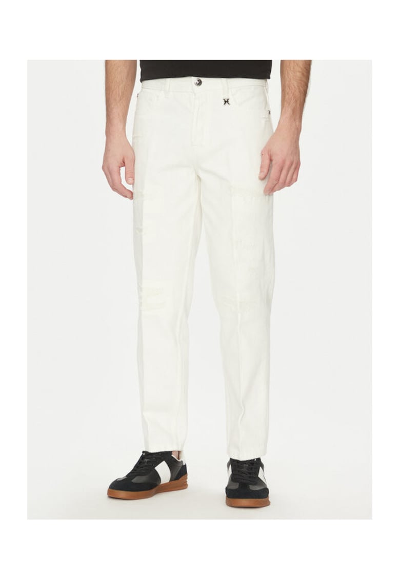 Oferte la Pantaloni barbati  UMP25142JE - Bumbac - Alb - Alb
