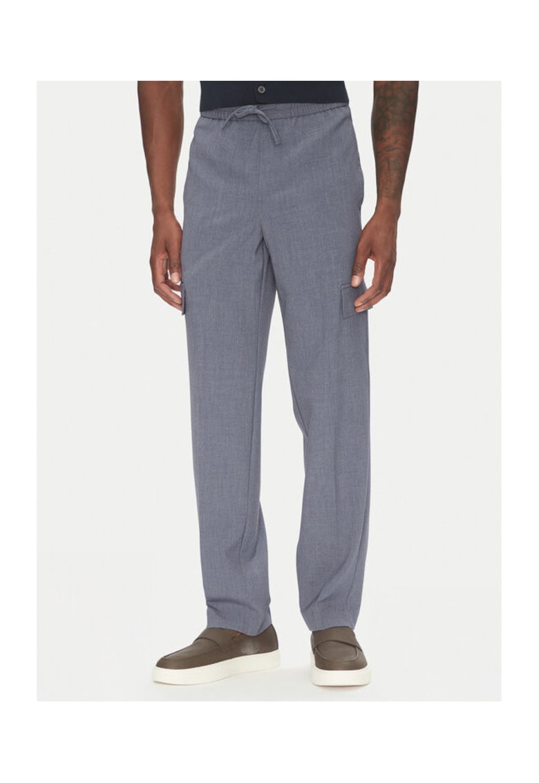 Oferte la Pantaloni barbati  30-01112A - Poliester reciclat/Viscoza - Albastru - Albastru
